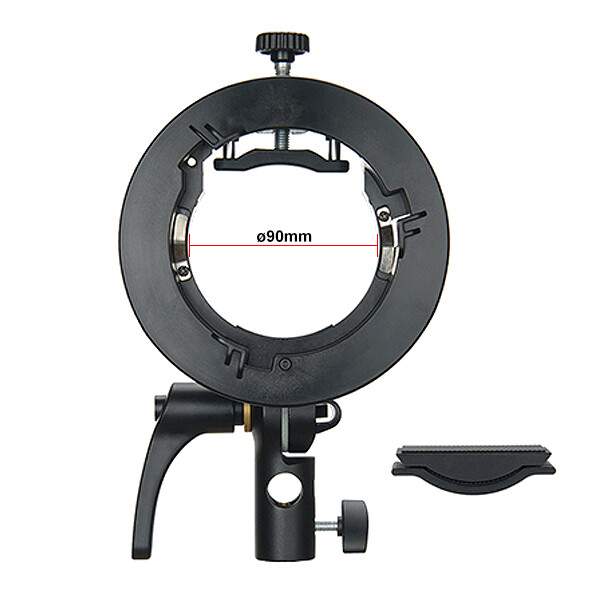 GODOX Softbox 32"x32" Soft Light Modifier Box with Grid+S2 Type Flash Bracket