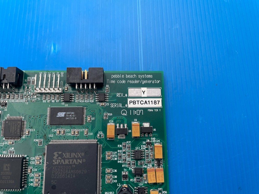 pebble beach systems Time code reader / generator rev Y