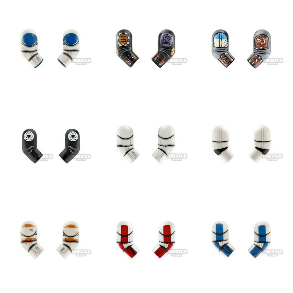 Custom Printed SW & CLONE ARMS -Choose Style!- made with real LEGO® Arms
