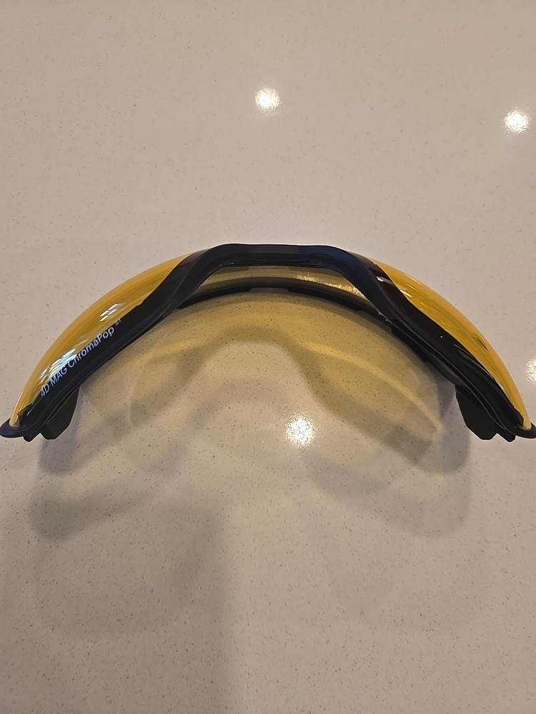 Smith 4D Mag Chromapop Storm Yellow Flash Replacement Goggle Lens Used