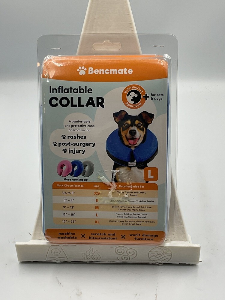Bencmate Inflatable Dog Collar - Large, Blue