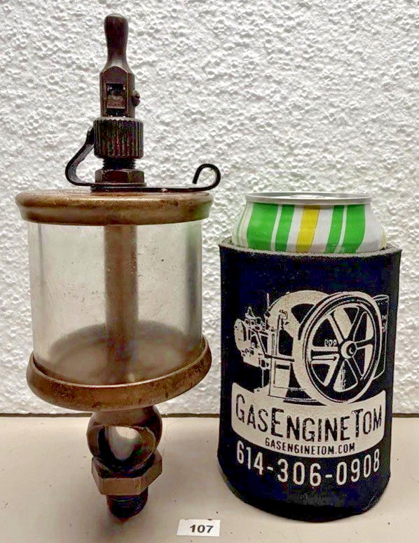 LUNKENHEIMER No. 4 SENTINEL BRASS Oiler Hit Miss Gas Engine Antique OLD STYLE