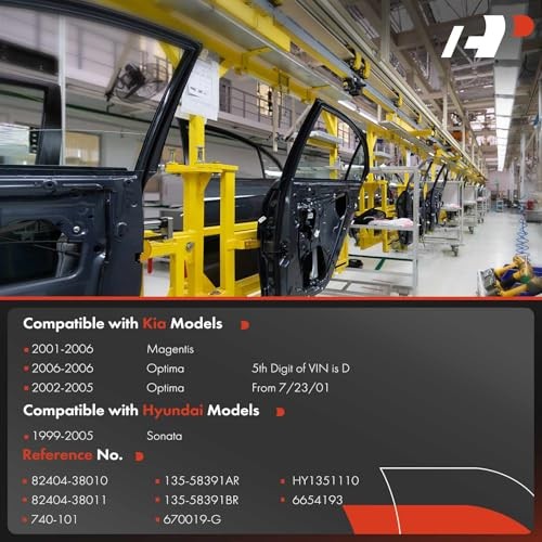 Power Window Regulator Side Compatible with Kia Magentis Front Passenger