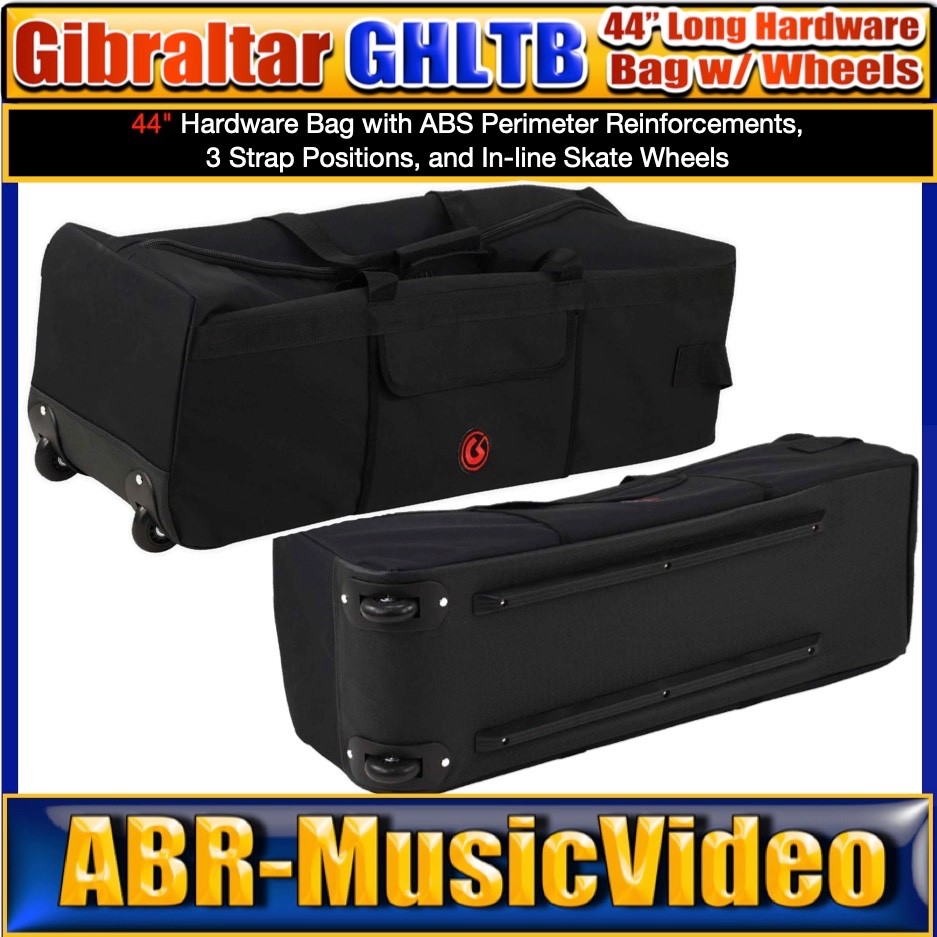 Gibraltar GHLTB Long Hardware Bag with Wheels