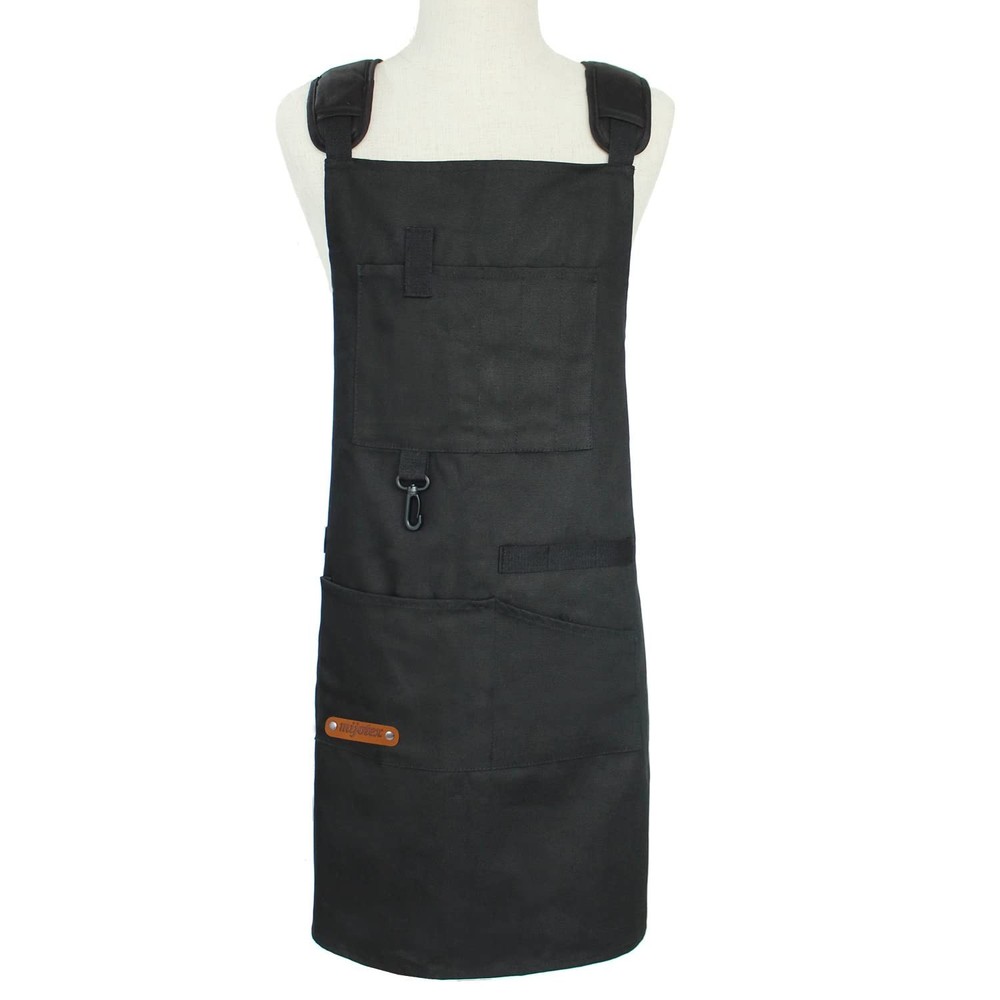 Mijotex Work Apron with Tool Pockets and Adjustable For Blacksmiths,Workshop,...