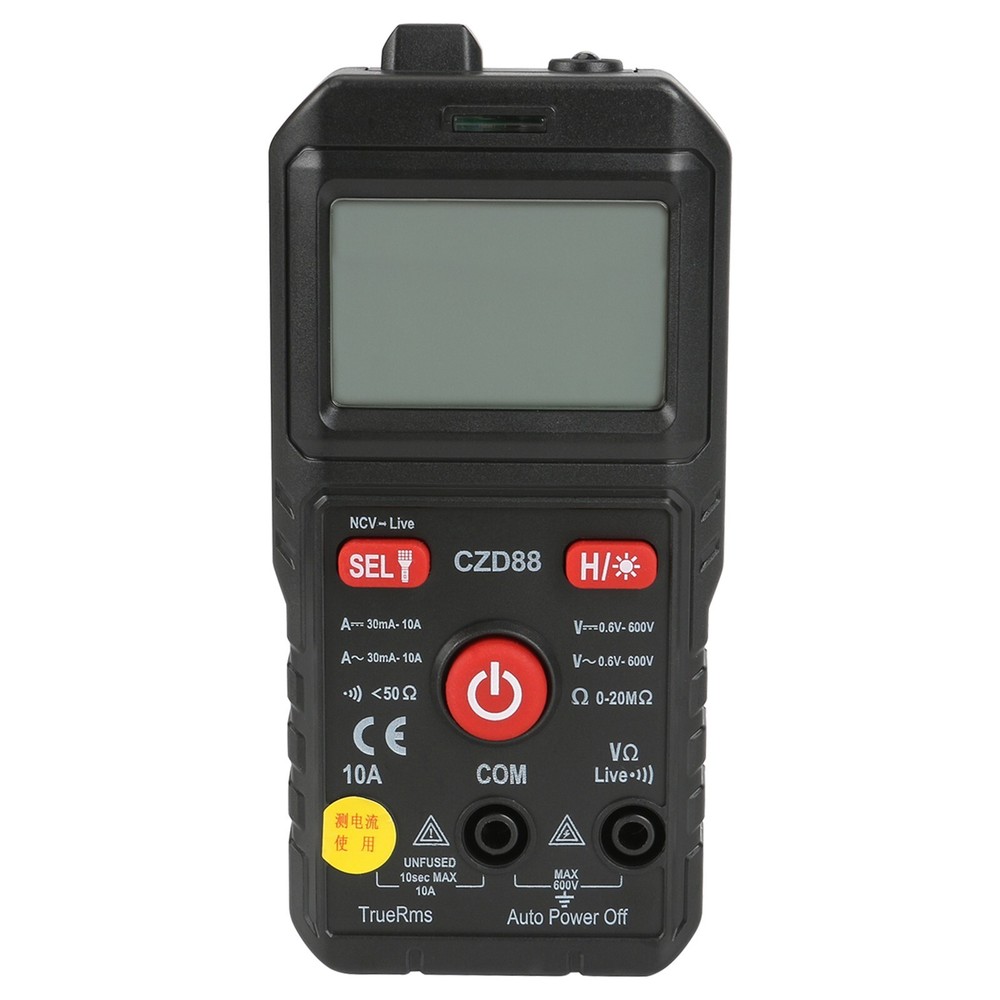 Digital LCD Multimeter Ammeter AC DC Voltage Ohmmeter Tester Meter Auto RangeOpe