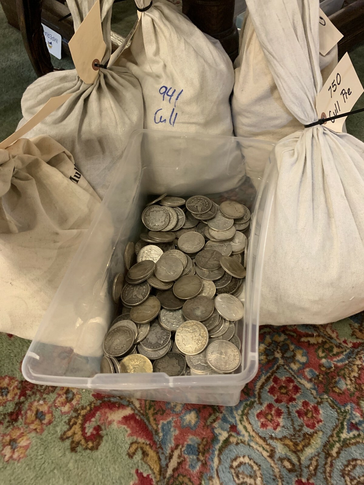 Silver Morgan and Peace Dollar Culls 1878-1935 Random Lot of 20