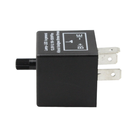 Motorcycle Electronic LED Adjustable Flasher Relay For Turn Signal Light Blinker