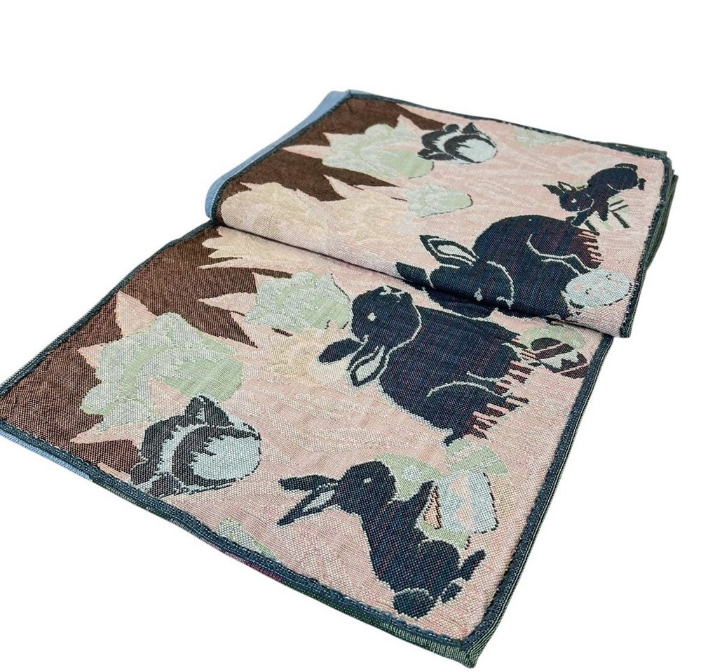 Easter Spring Bunny Table Runner 12.25” x 73.5”