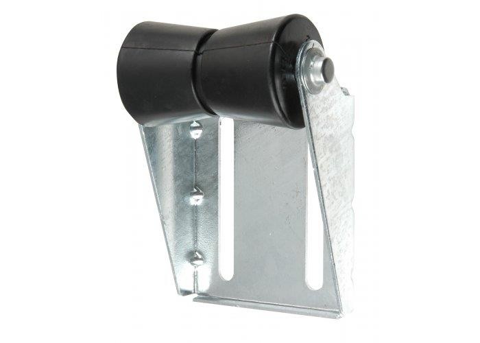 C.E. Smith 10401G Roller Bracket Assemblies - 5in. Keel - Black Rubber
