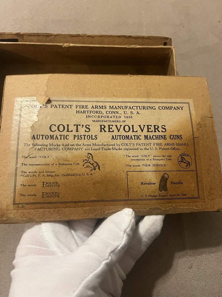 POOR CONDITION Colt Pre War Box