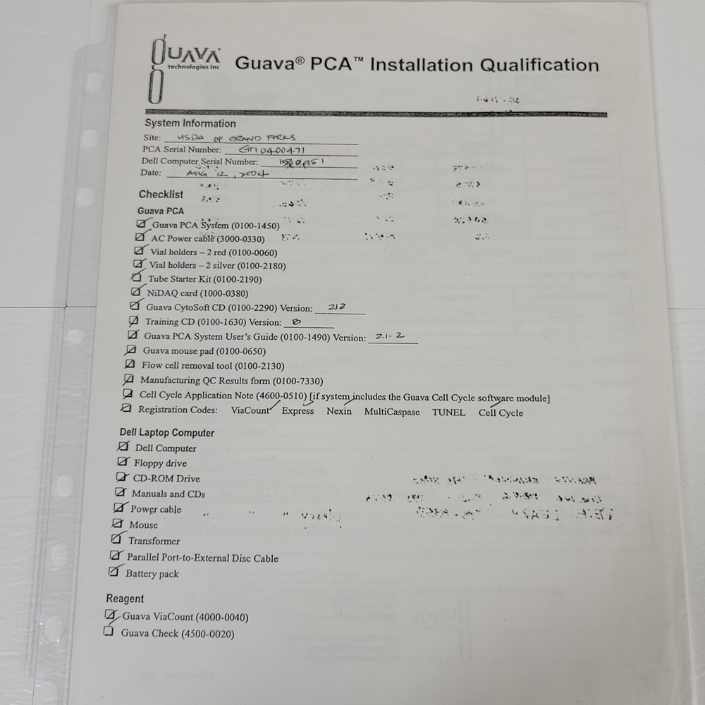 Guava PCA User Guide Manual CytoSoft Running Systems Installation Instructions