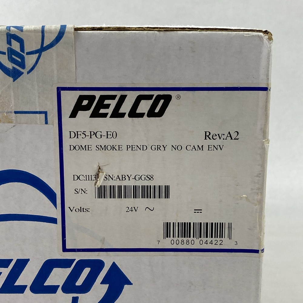 Pelco DF5-PG-E0 Fixed Mount Environmental Dome Smoke Gray No Camera