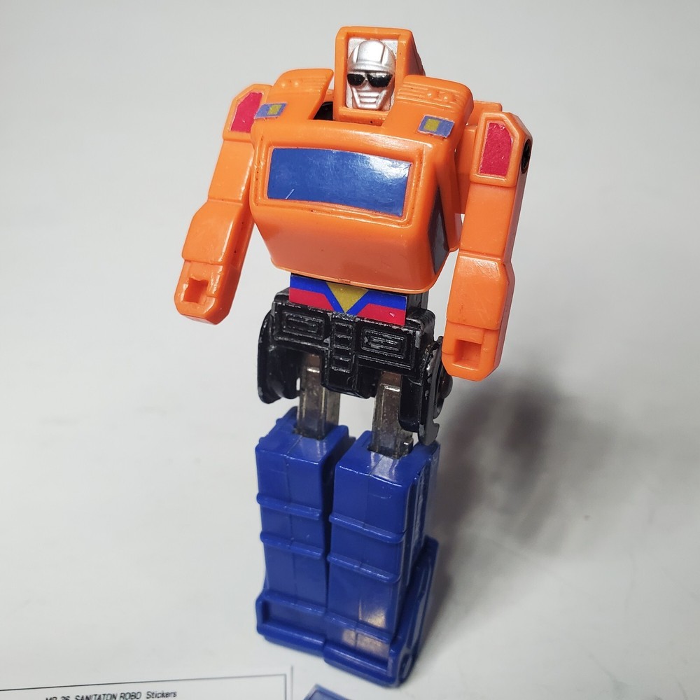 Gobots Machine Robo MR-26 SANITATION ROBO/ FLY TRAP reproduction Stickers