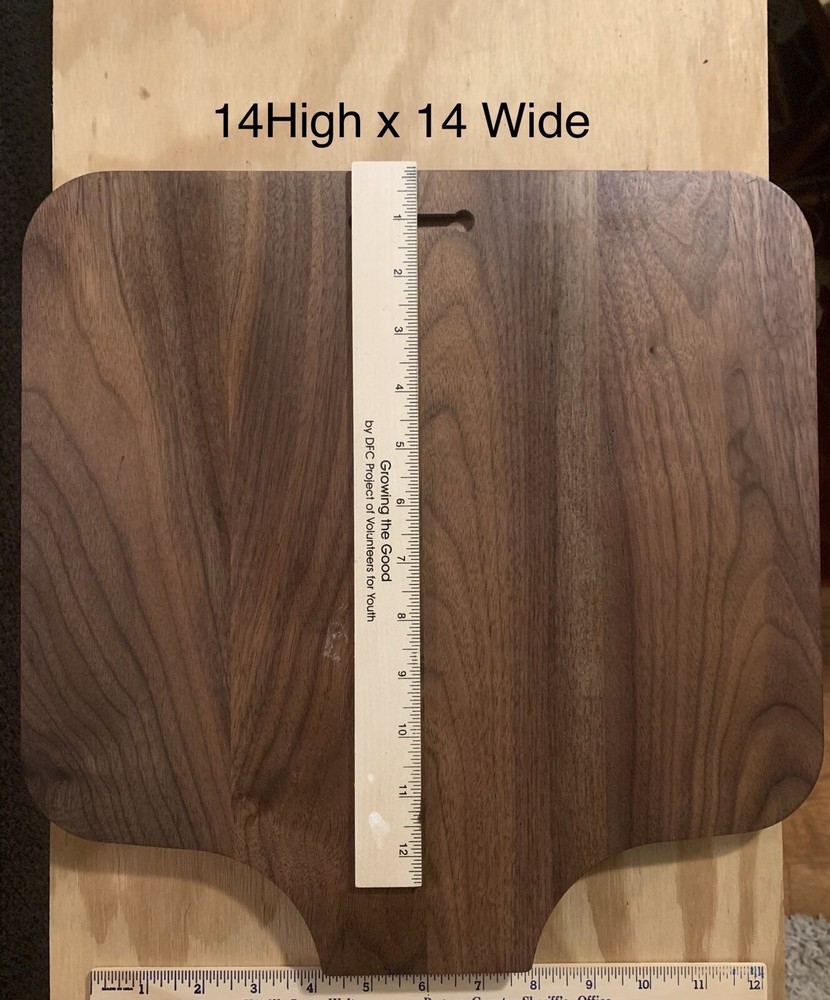 Solid Black Walnut Antler Mount Plaque Or European Mount Plaque.