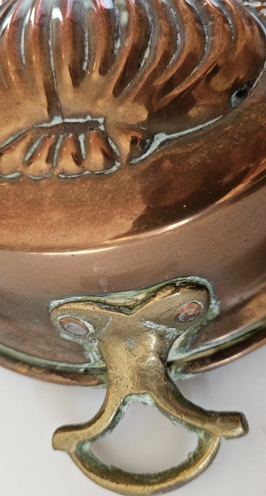 Vintage Copper Baking Dish, Mould, Onion Shape