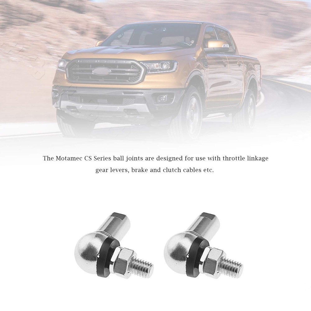 Micro Traders 4Pcs Angle Linkage Ball Joint Kit, with Spring Clip Dust Seal C...