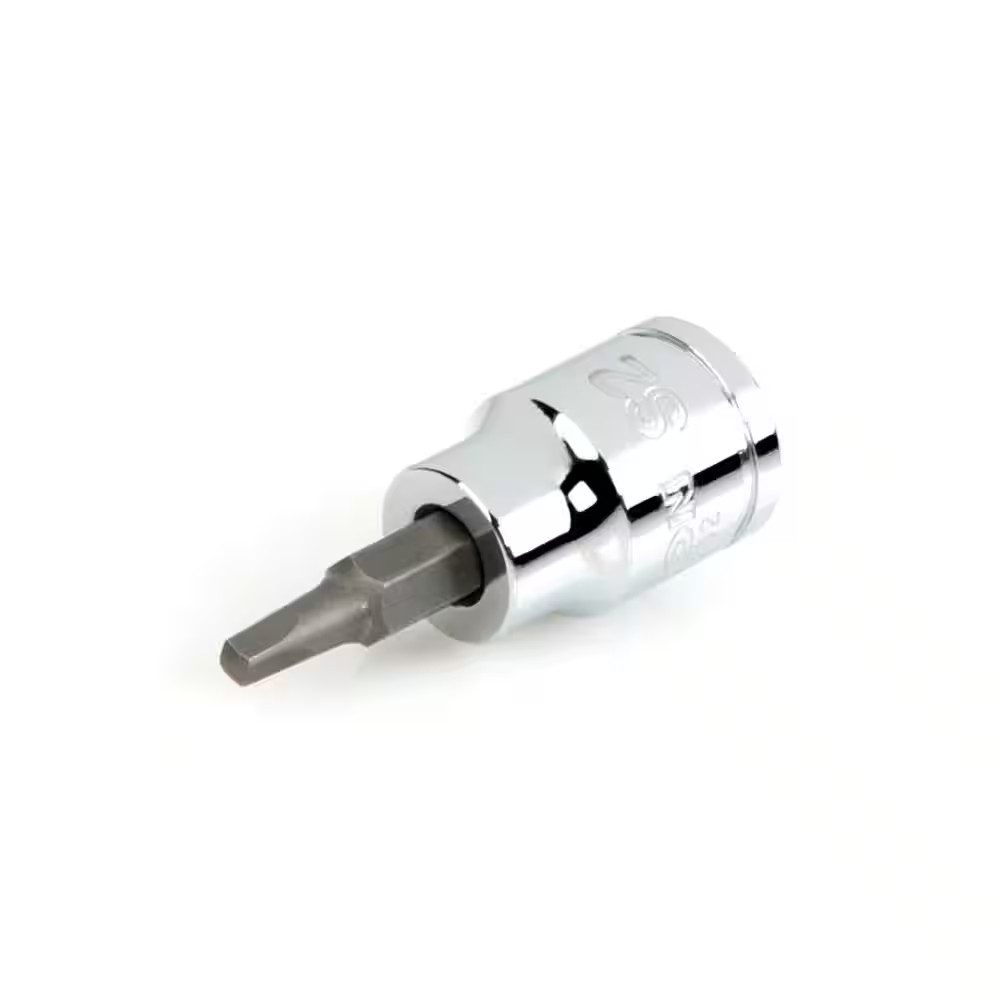 "3/8 In. Drive X #2 Square Recess Bit Socket"