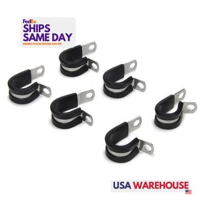 Russell 650990, Set of 6 Zinc Steel #8 Cushion Clamps 10Pk Performance Parts