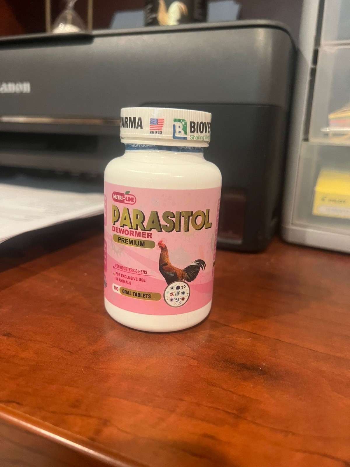 Parasitol Dewormer for Gamefowl Poultry Chicken, Gallos Desparasitante Natural