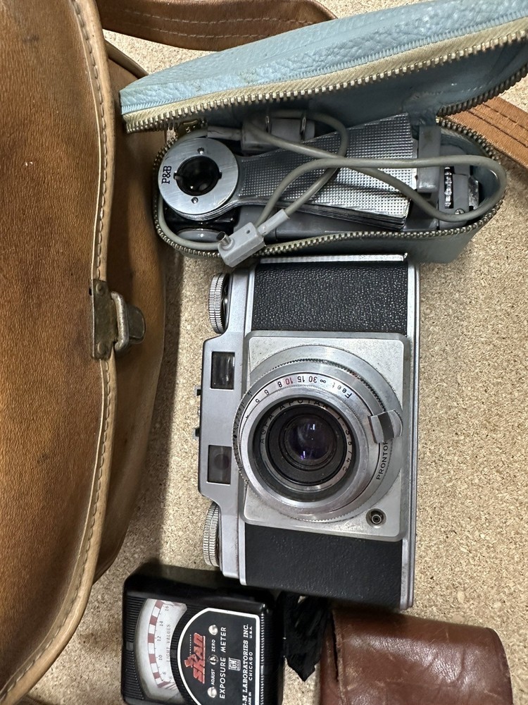 Ansco Memar Silver Black 35mm Manual Program Mode Rangefinder Camera