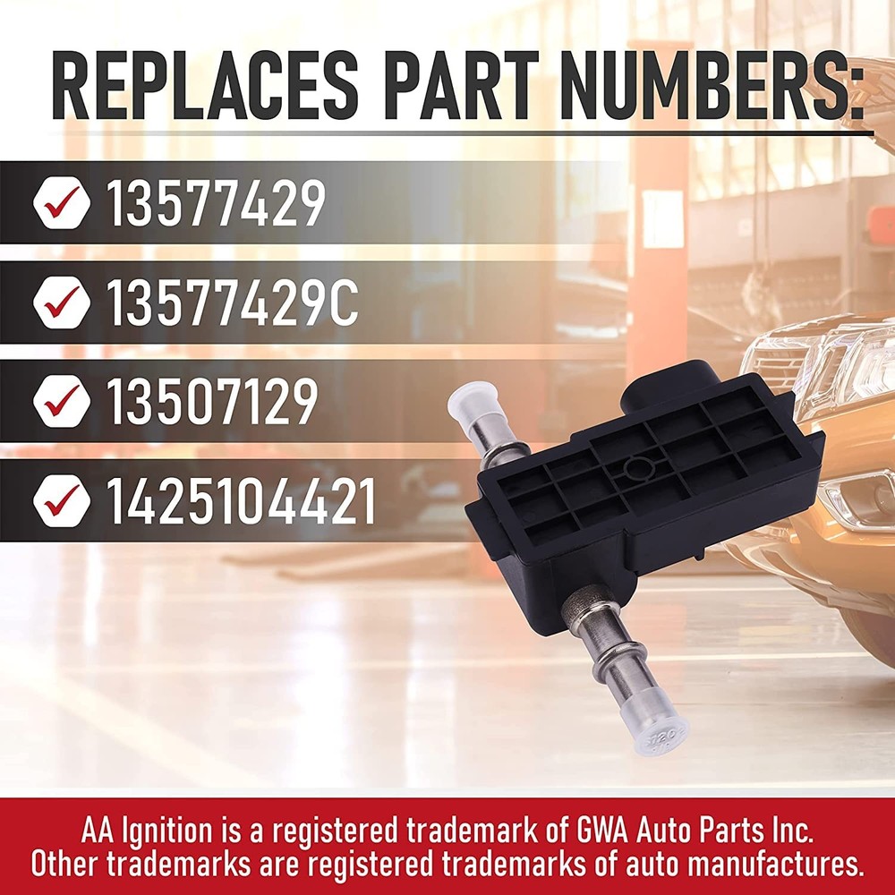 Replacement Flex Fuel Sensor, Compatible with Buick, Chevy, Cadillac, GMC -