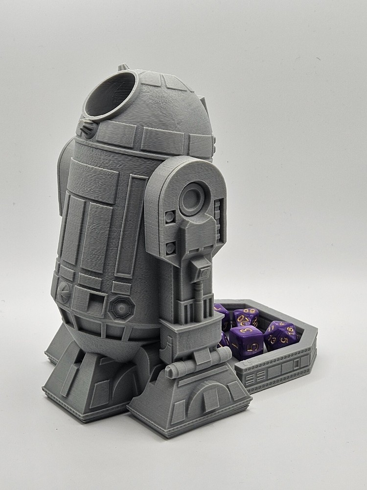 sci fi droid Dice Tower / droid dice roller DnD/Pathfinder/Tabletop RPG