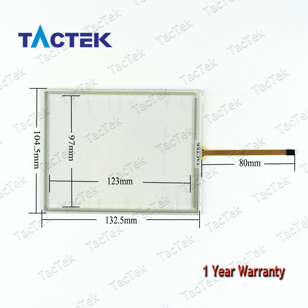 Touch Screen Panel for HITECH PWS6600T-P + Overlay + Membrane Keypad Button