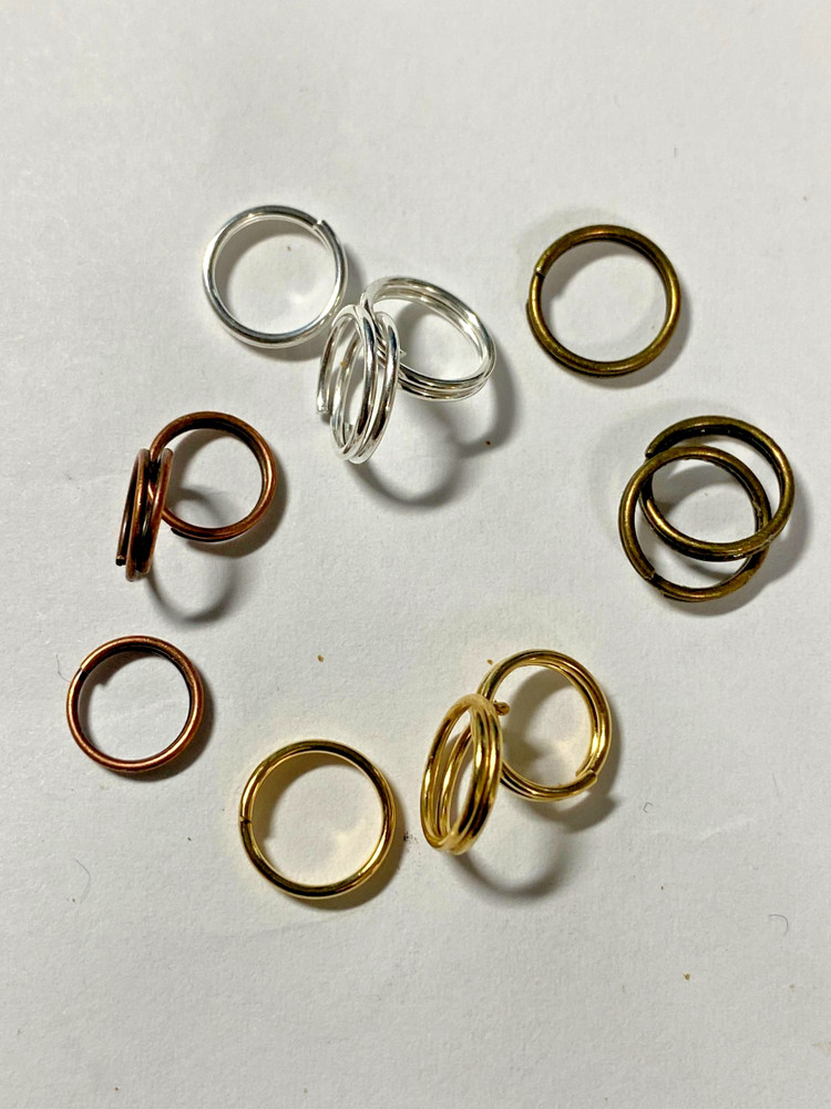 Double Loop Split Jump Rings 7mm 8mm 10mm 12mm Lure Tackle