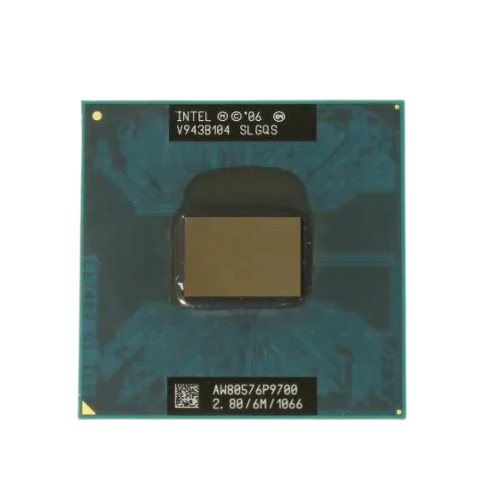 Intel Core 2 Quad P9700 CPU - Socket PGA 478 4 Cores 4 Threads 2.80GHz 6MB L2 Ca