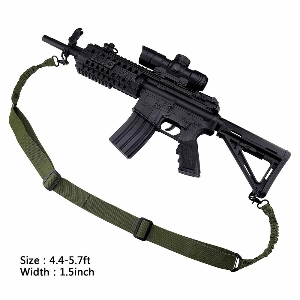 2 Point Gun Sling Shoulder Strap Trigger Snap with QD Swivel Mount Adjustable