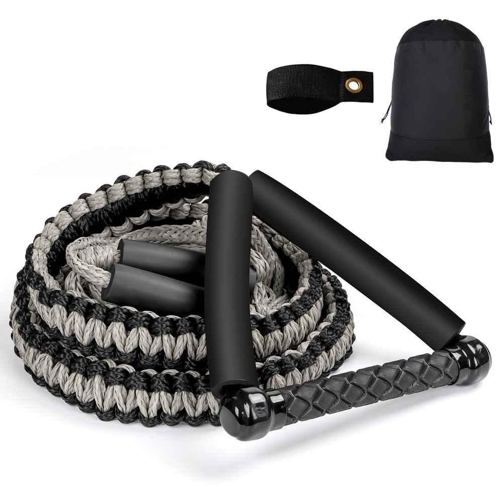 25FT Wakesurf Rope and Handle, 6 Sections Adjustable Floating Surf Tow Ropes,...