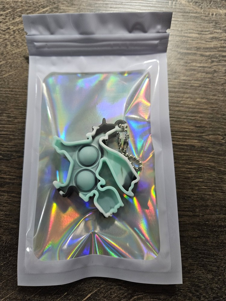 Halloween Witch on Broomstick Fidget Keyring