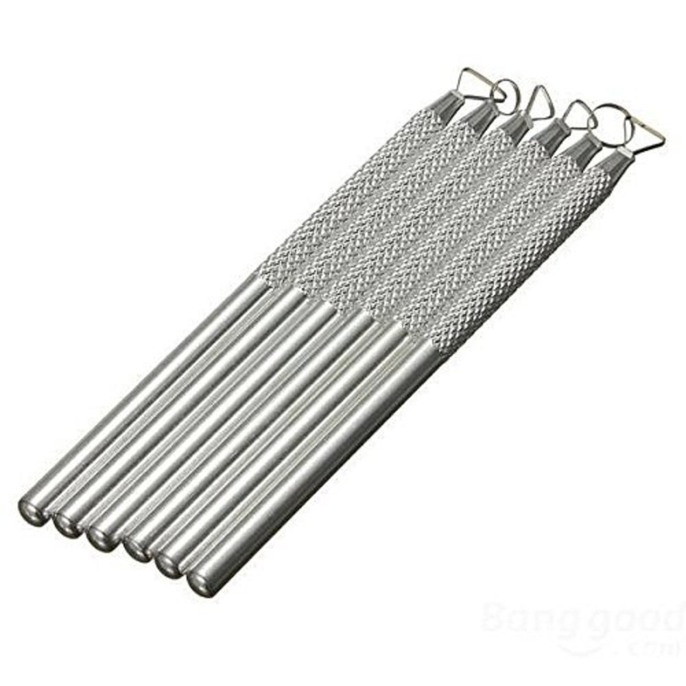 COMIART 6 PCS Sludge Pottery Clay Scraper Clay Sculpting Modelling Tools
