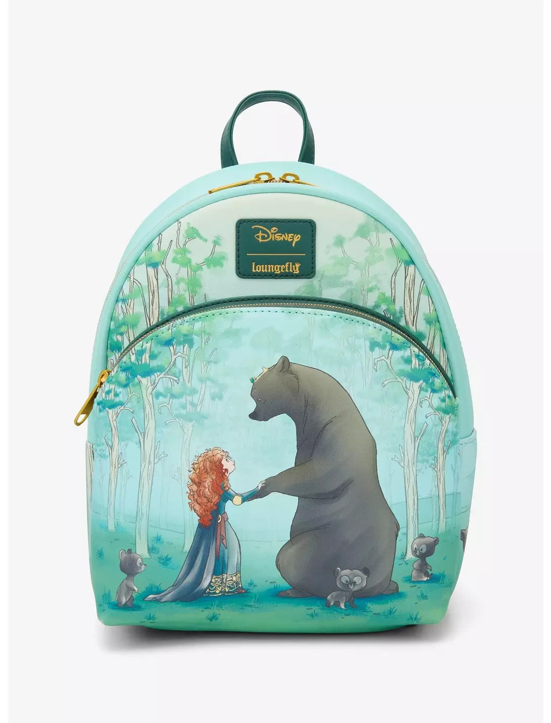 Loungefly Disney Pixar Brave Merida Bears Mini Backpack - forest scene NEW