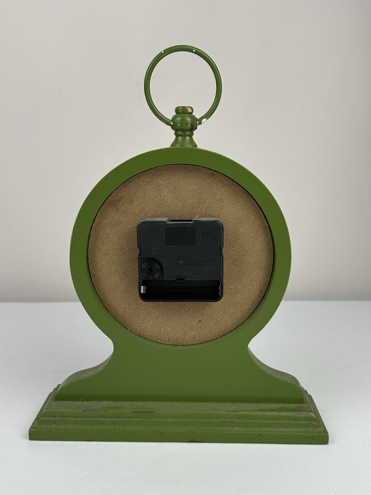 Decorative Green Clock Tabletop Desktop