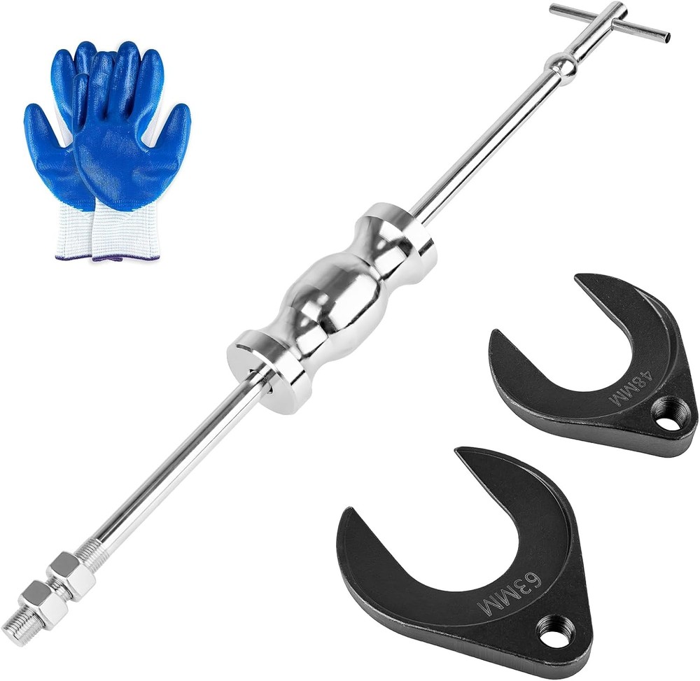 Clatoon Inner CV Axle Puller Tool with 5/8"-18 Slide Hammer, Slide Hammer Puller