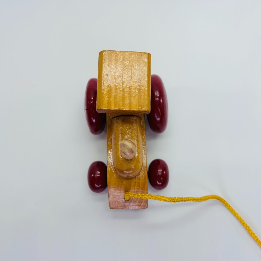 Neiman Marcus Wooden Train Engine Pull Toy