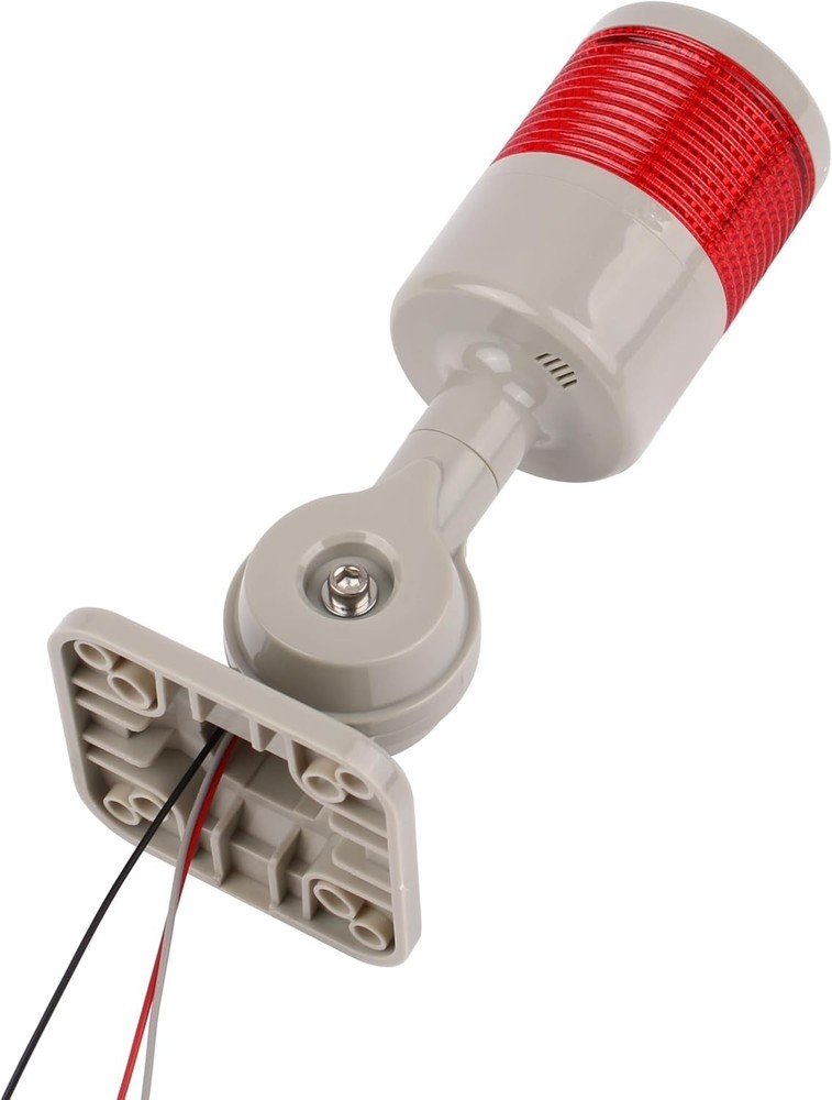 LED Signal Tower Stack Light Industrial Warning Lights Flashing Buzzer 110V 220V