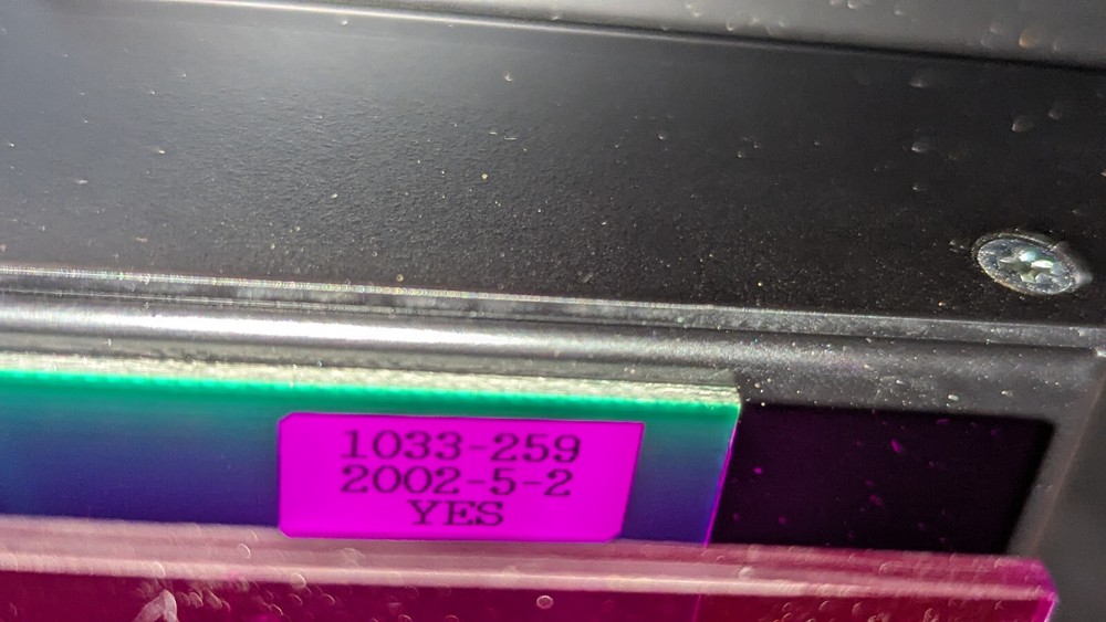 Control Panel Cycle Select for UBE Injection Mold Machine 1033-259 NEW