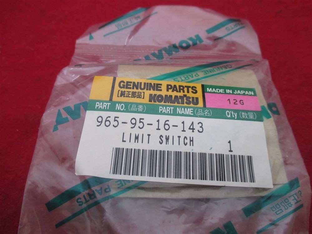 Komatsu Limit Switch 965-95-16-143