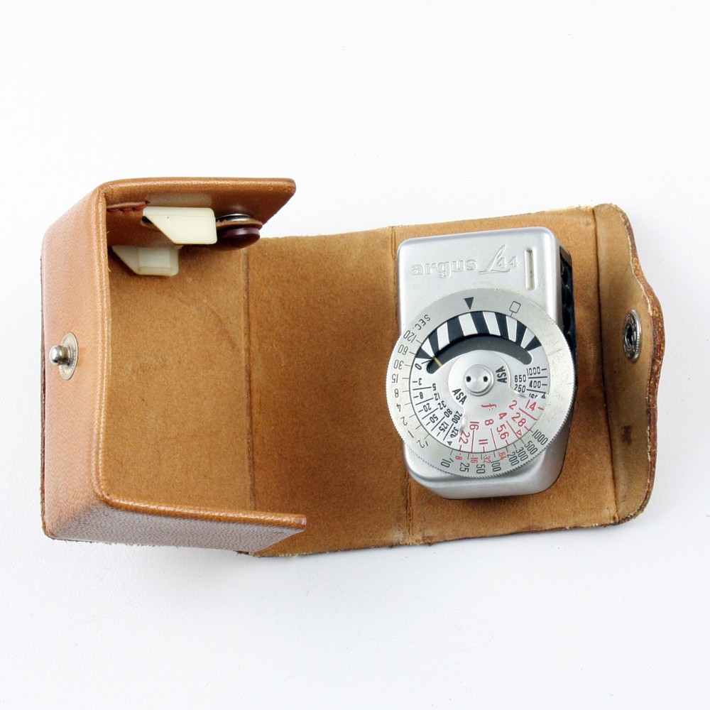Argus L44 Light Meter + Case & Diffuser - Nonworking - Parts or Repair