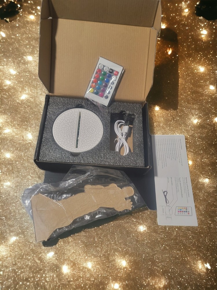 3d lamp illusion Iron man Comics