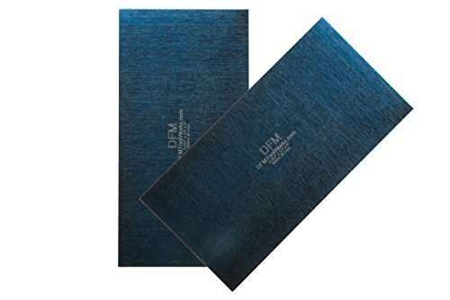 Blue Cabinet Scraper Rectangle Sets Multiple Sizes (2, 0.032" X 2.5" X 5")