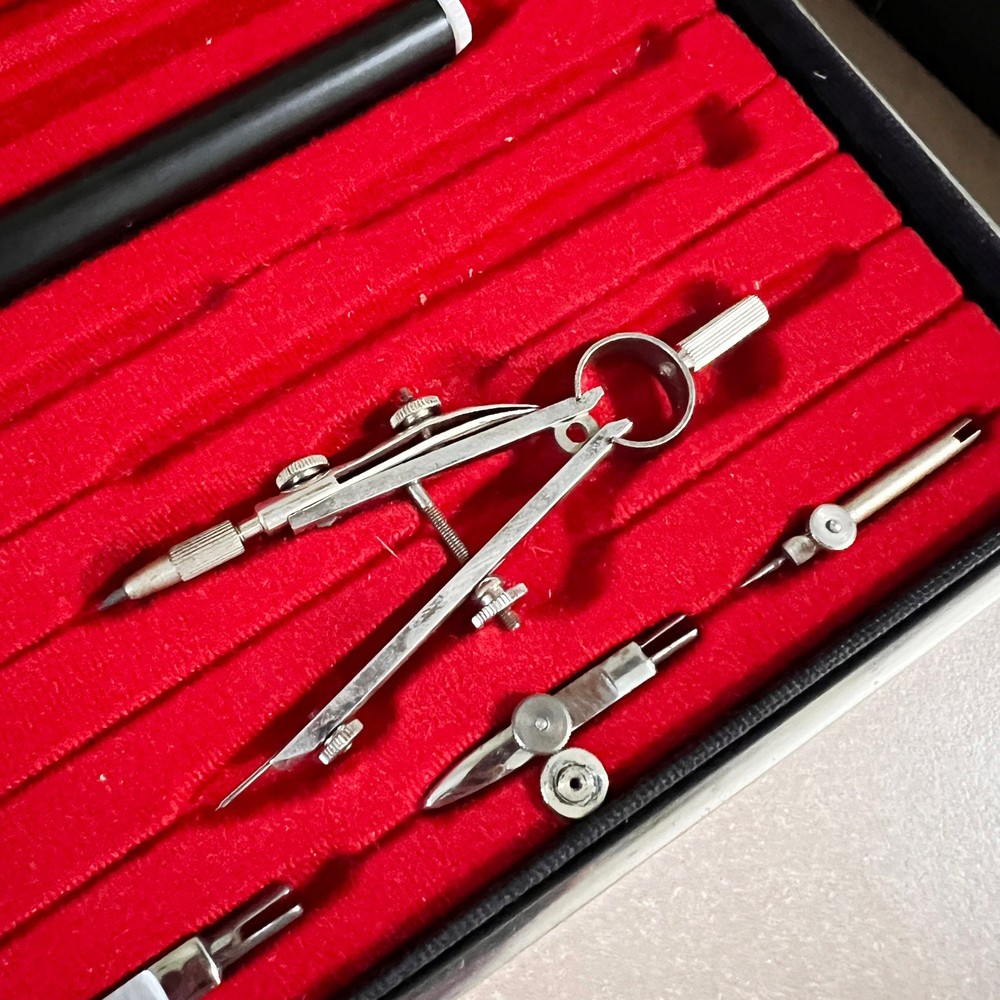 Drafting Tools Set Richter Kopernikus East German GDR Precision Engineering VTG