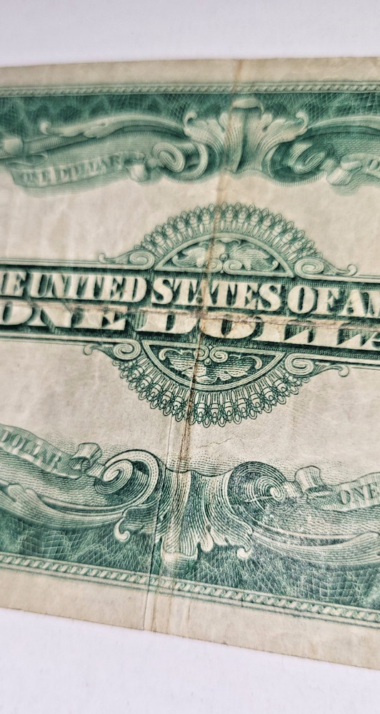 1923 $1 One Dollar SILVER CERTIFICATE "Horse Blanket" Note