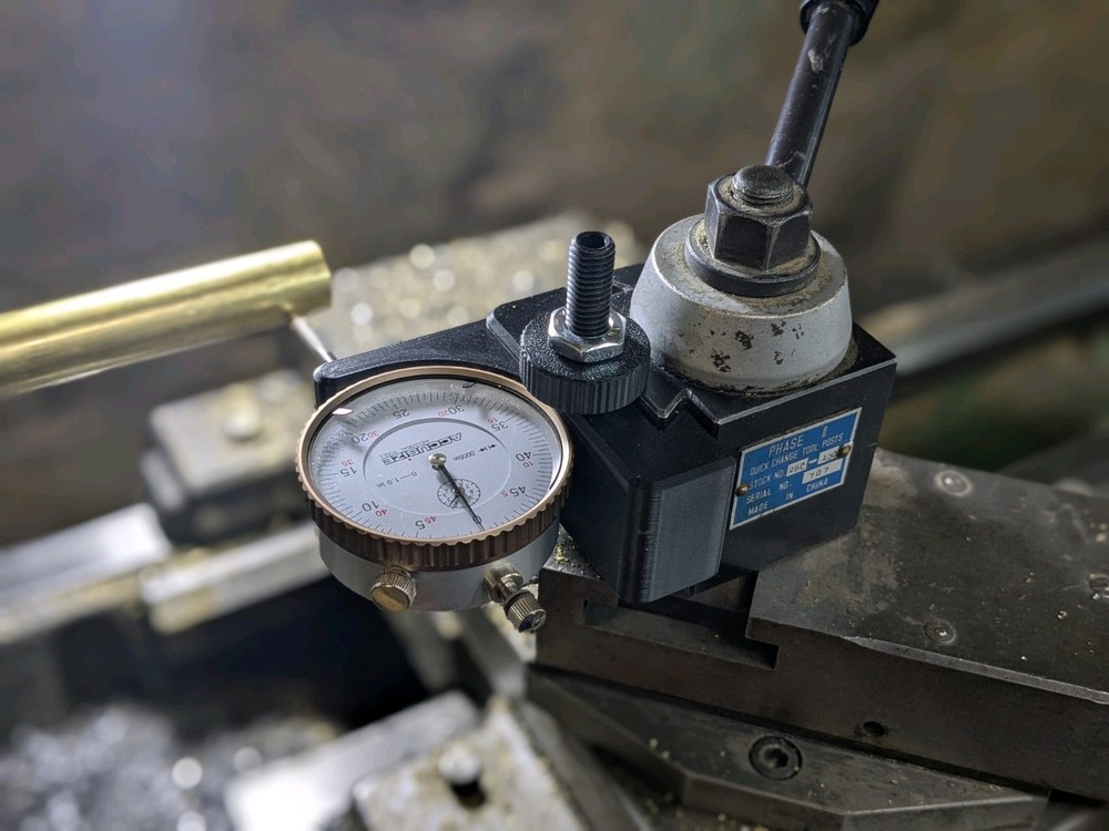 Indicator Holder for CA Lathe Quick Change Toolpost | For 3/8" Dial Indicators