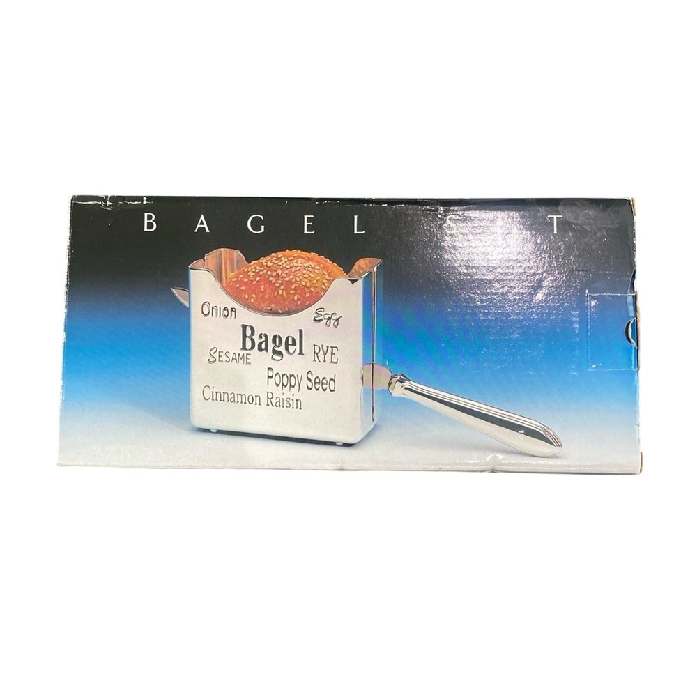 Godinger Fine Silverplate Bagel Set