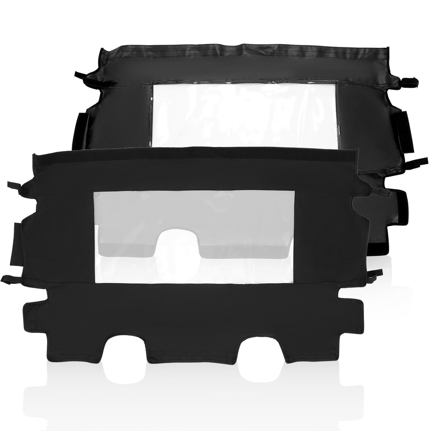 4PCS Fit Can-Am Commander 800 1000 11-20 Soft Doors & Rear Panel Enclosures