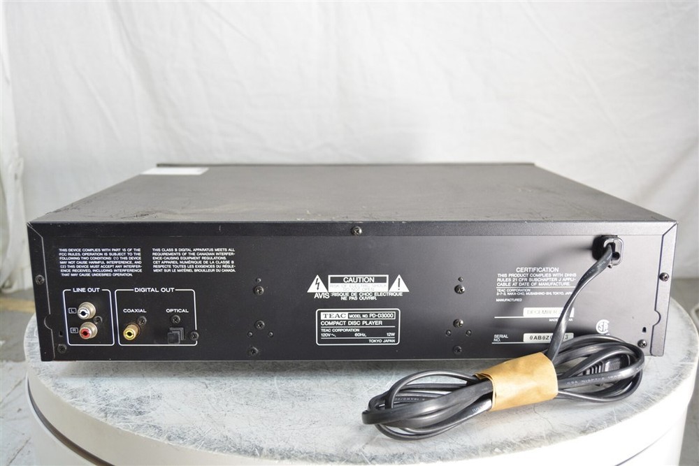 TEAC PD-D3000 CD Multi Player SEE NOTES
